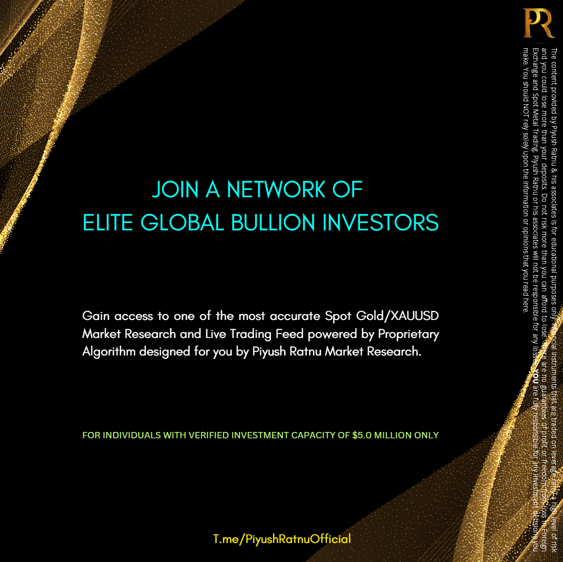 Piyush Ratnu Gold Elite Community